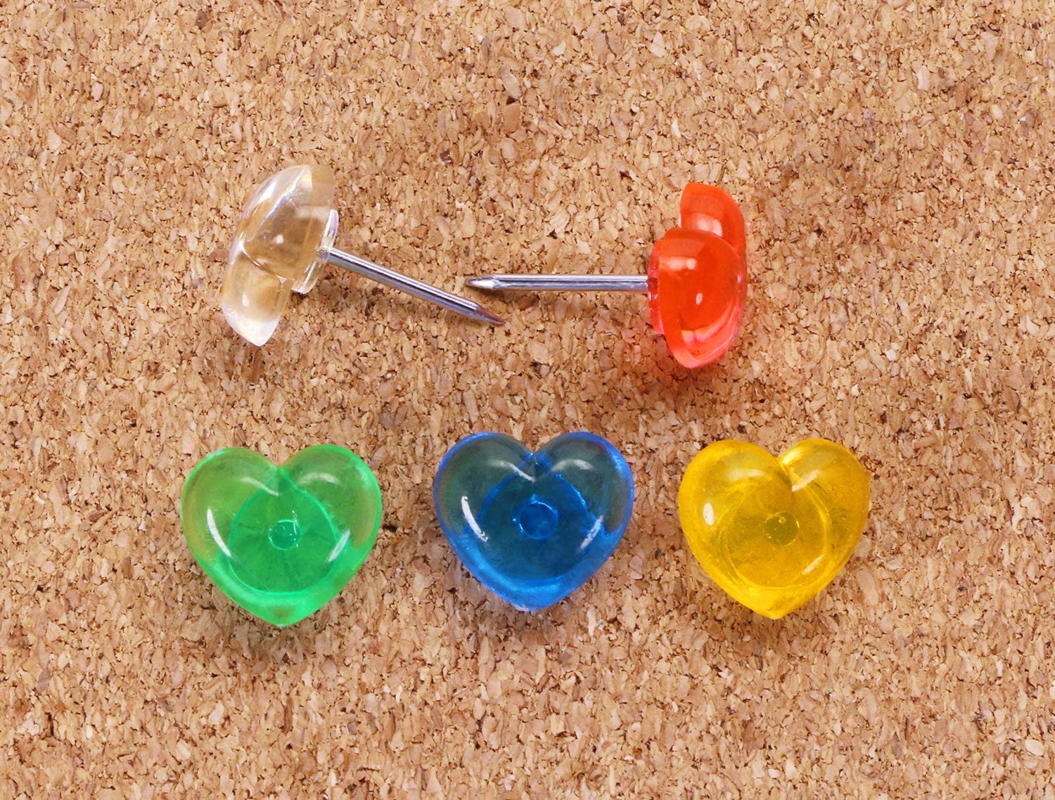 Amazon.co.jp: ONLYKXY プッシュピンタック100個 プラスチック製ラブ